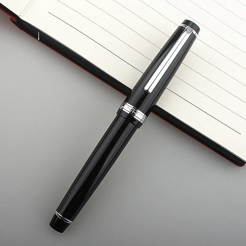 Short pocket business pen with resin body and stainless steel tip in multiple colour options