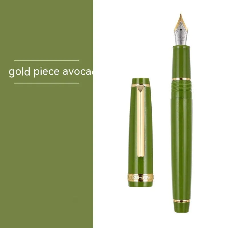 Short pocket business pen with resin body and stainless steel tip in multiple colour options