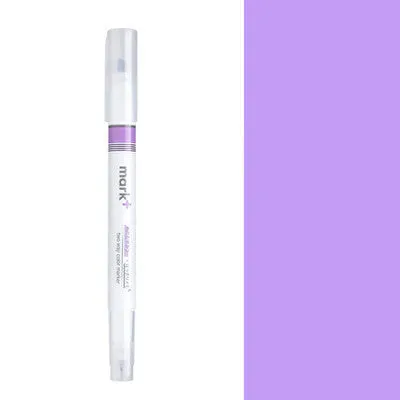 Pastel coloured chisel-tip highlighter pen with a 13cm plastic barrel shown in muted shades.