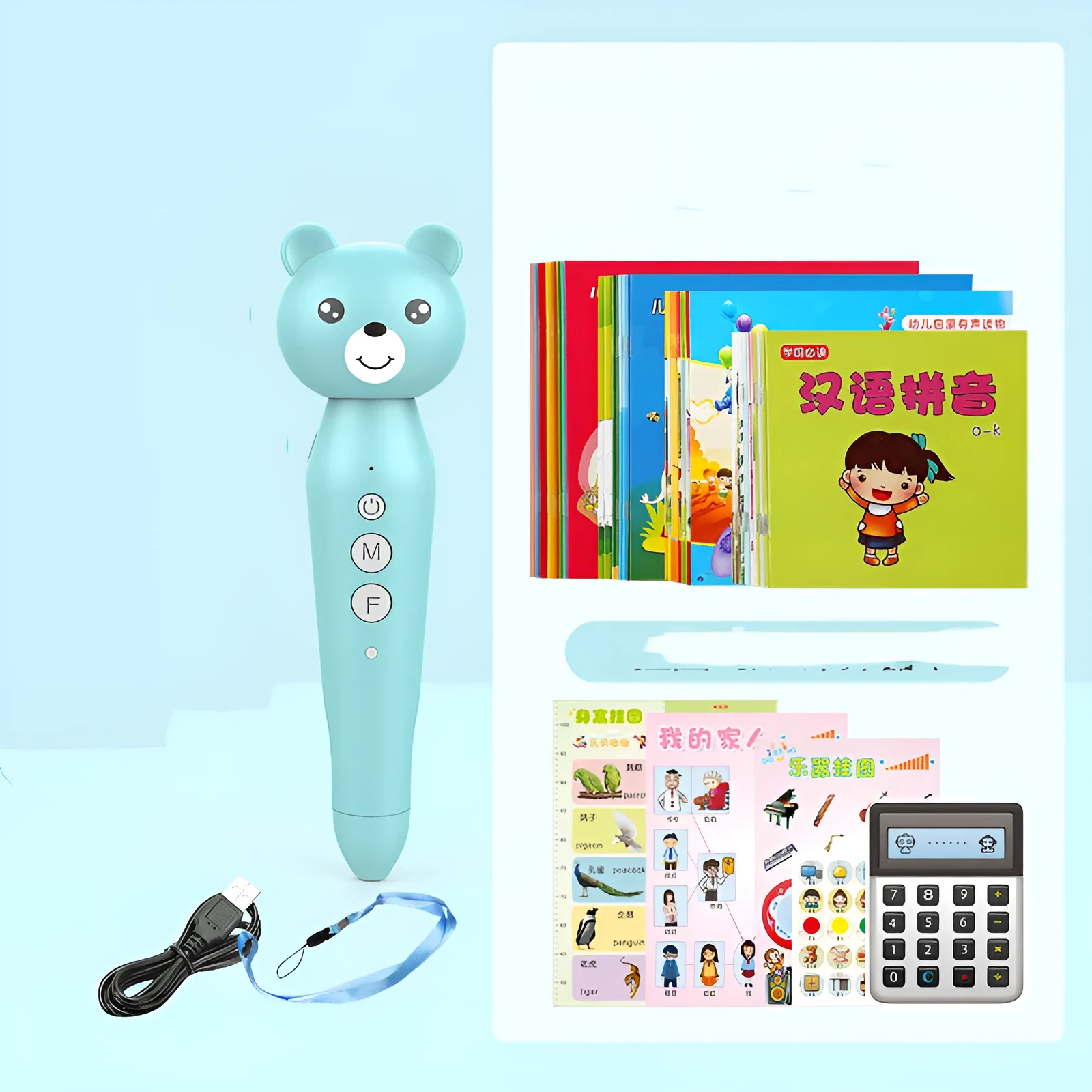 Little Oxford bilingual reading pen for children with point-and-read technology