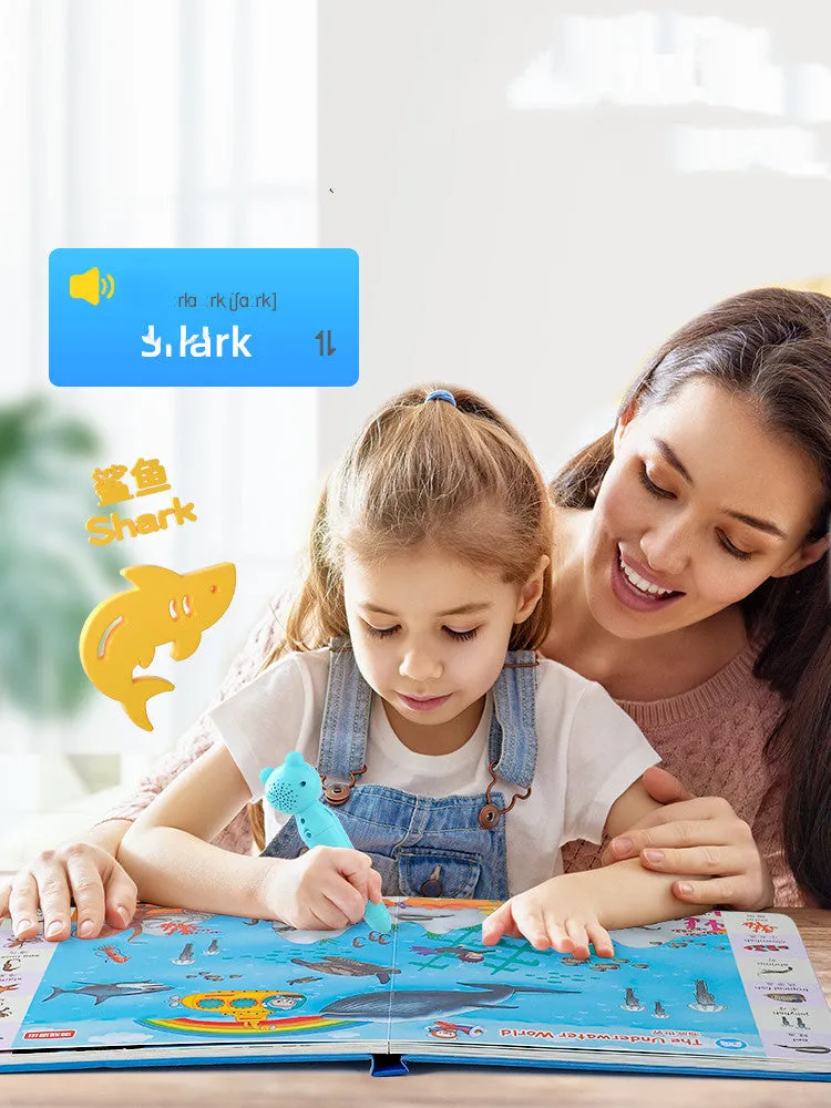 Little Oxford bilingual reading pen for children with point-and-read technology