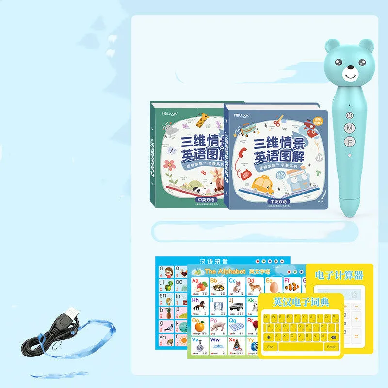Little Oxford bilingual reading pen for children with point-and-read technology