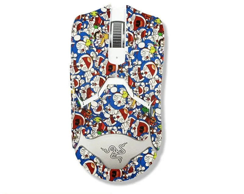 Anti-slip sticker set for computer mouse with multiple colour and design options