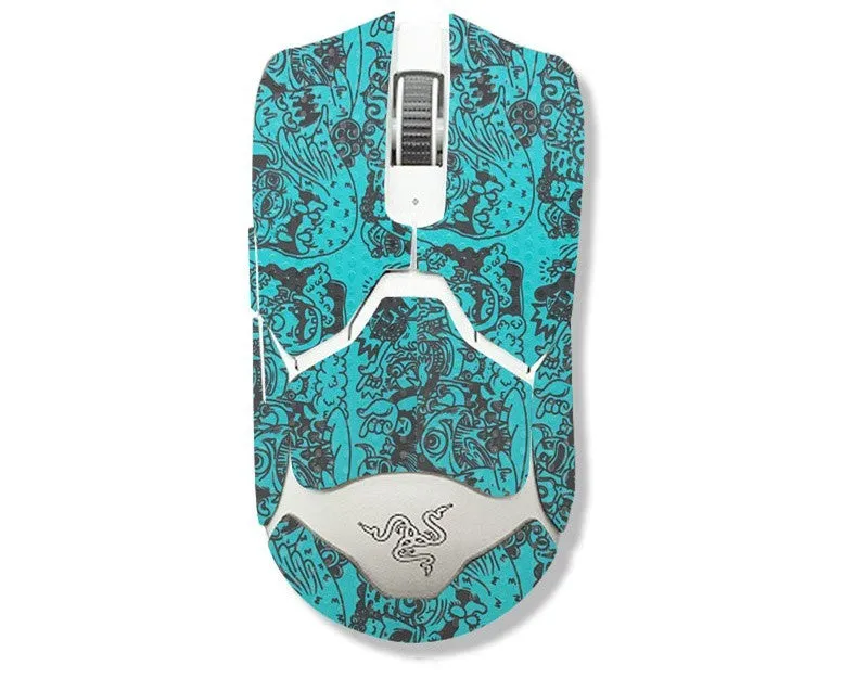 Anti-slip sticker set for computer mouse with multiple colour and design options