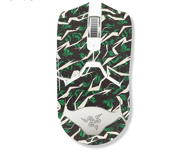 Anti-slip sticker set for computer mouse with multiple colour and design options