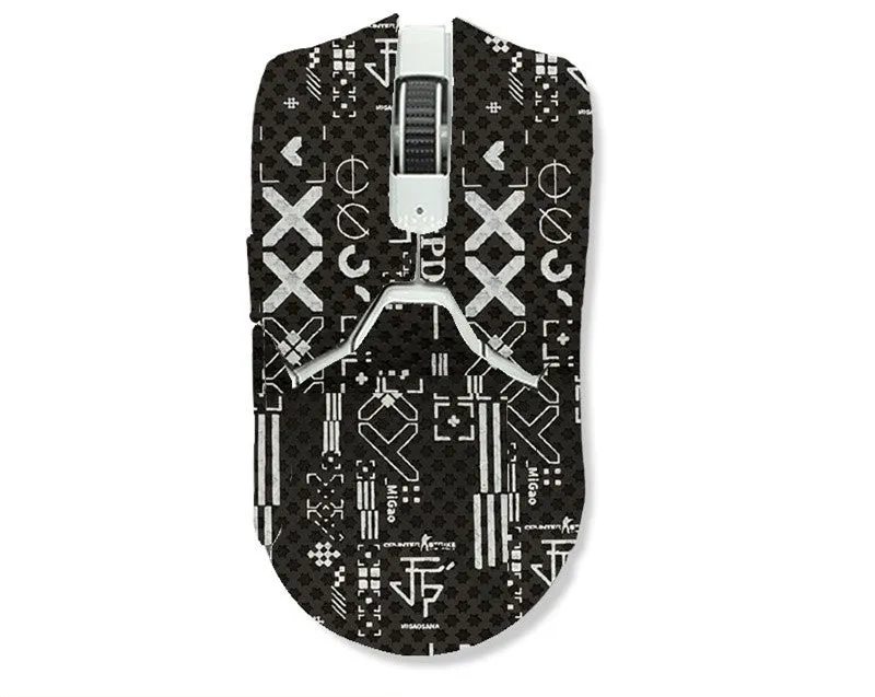 Anti-slip sticker set for computer mouse with multiple colour and design options