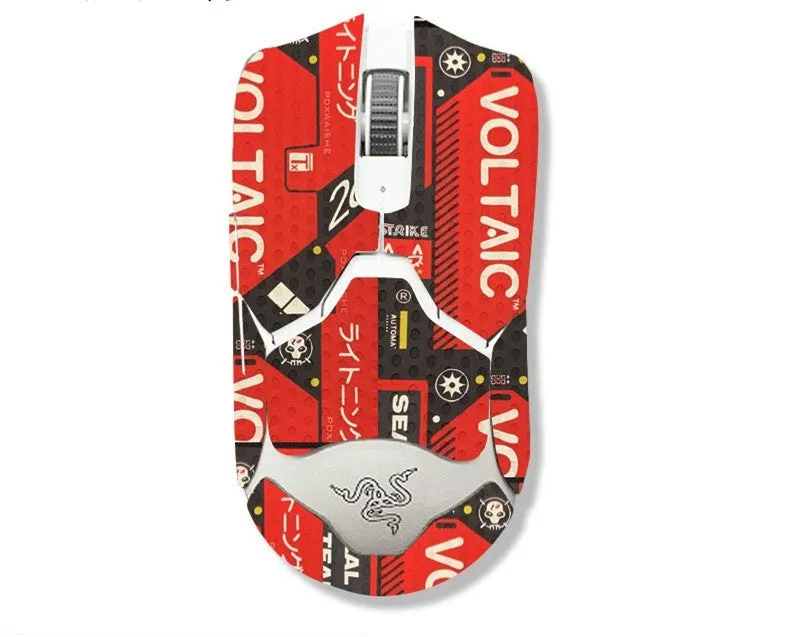 Anti-slip sticker set for computer mouse with multiple colour and design options