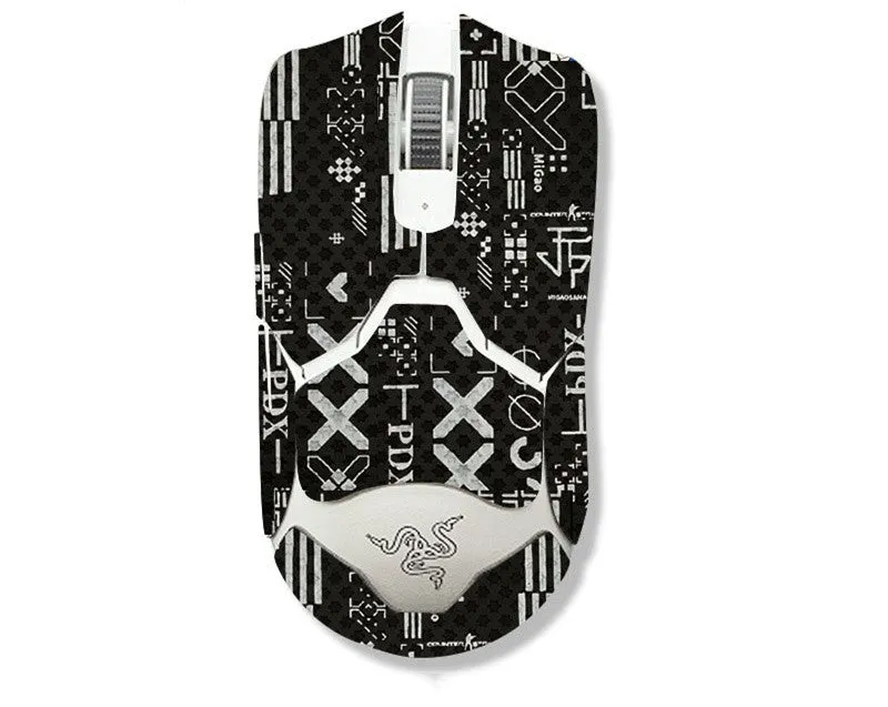 Anti-slip sticker set for computer mouse with multiple colour and design options