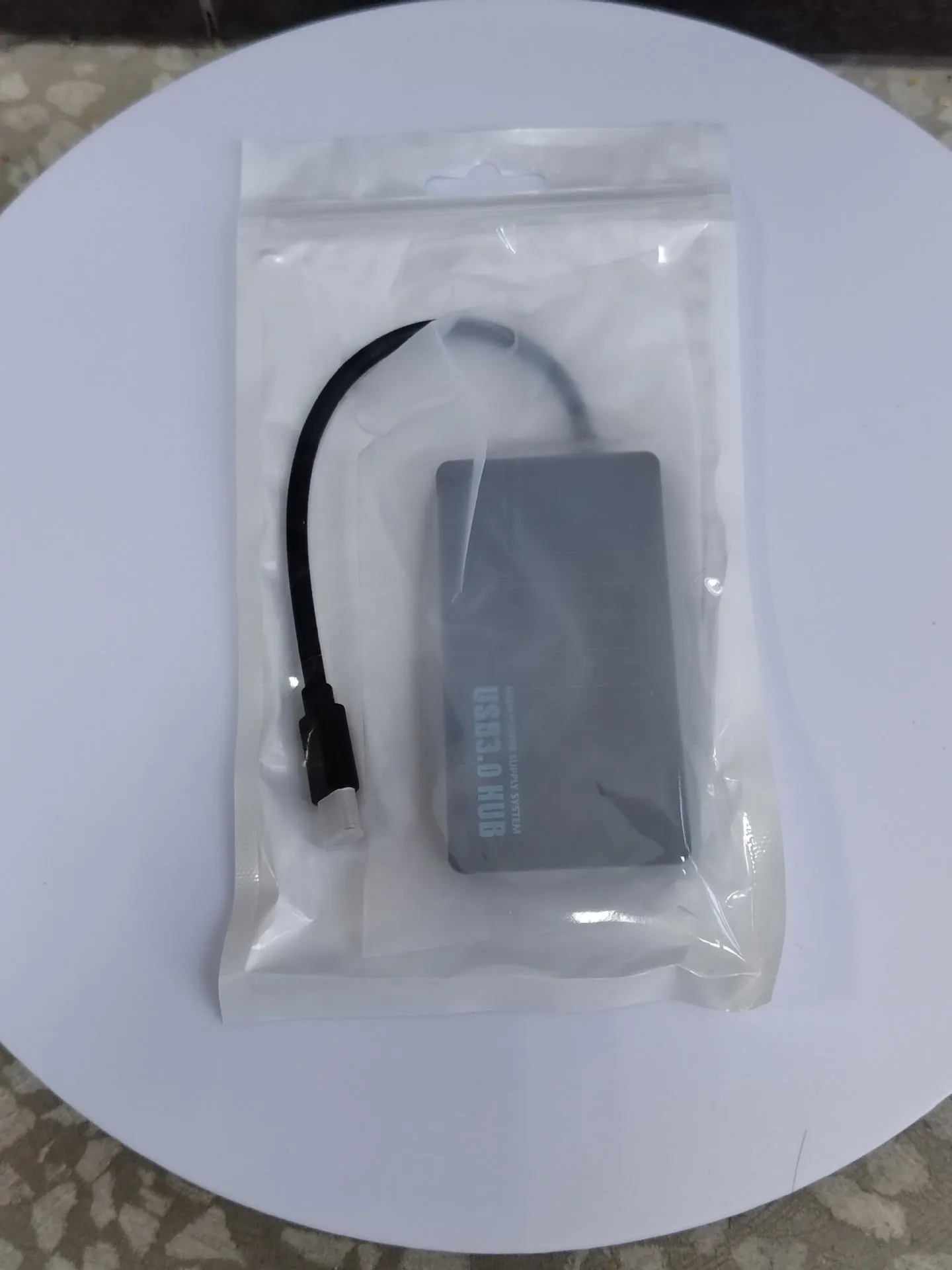 A multi-port USB extender hub with a 20cm cable, showing USB-A and USB-C style options.