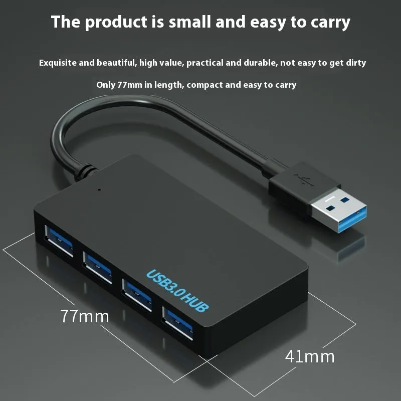 A multi-port USB extender hub with a 20cm cable, showing USB-A and USB-C style options.