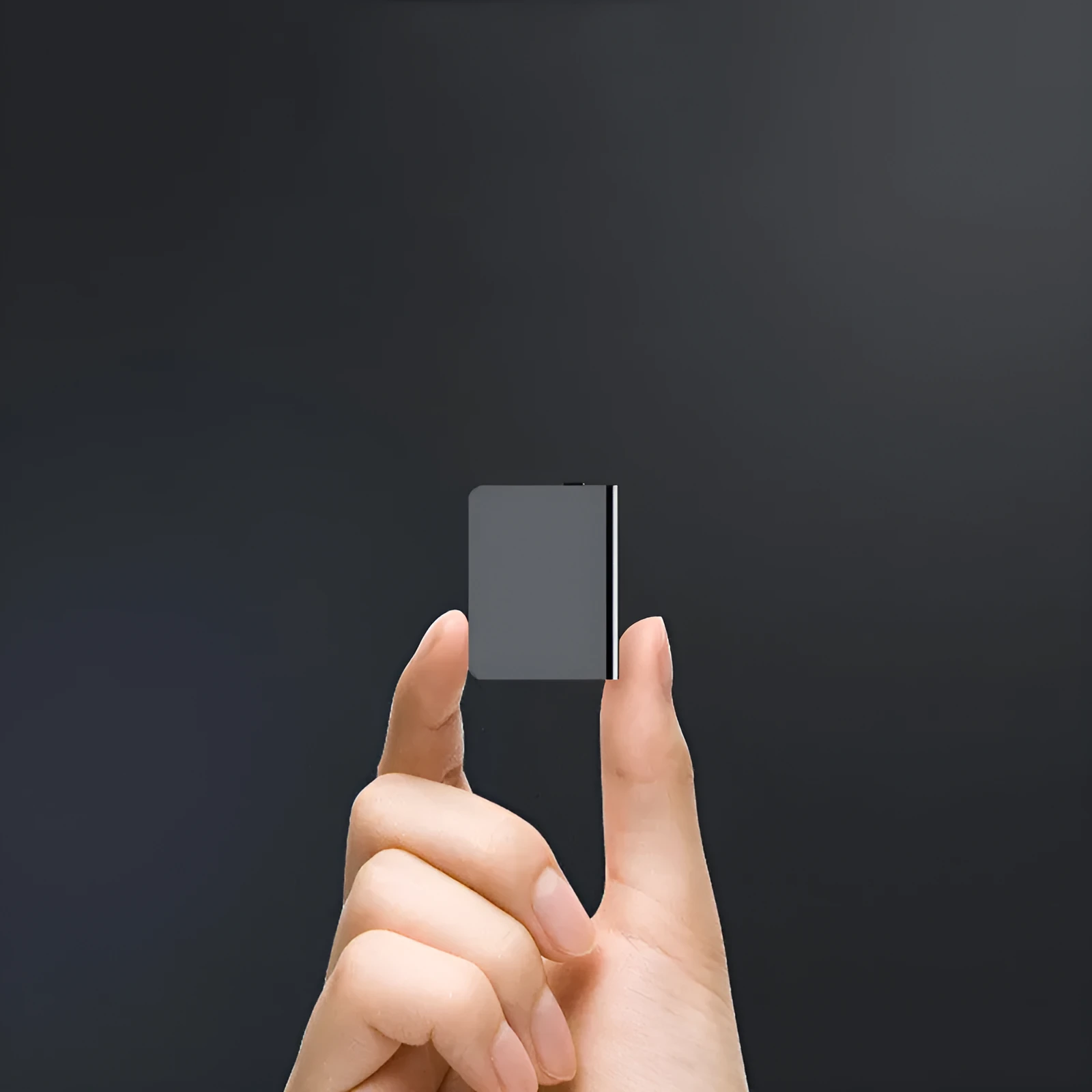 Black high definition noise reduction voice recorder with zinc alloy shell