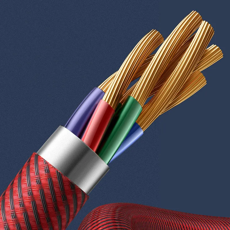 Meadow Firefox Series black Type-C to Type-C elbow charging cable with 100W PD rating.