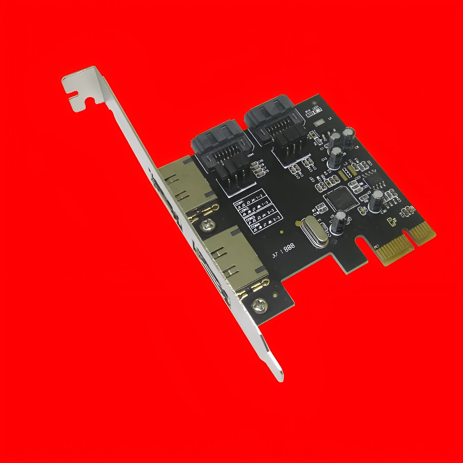 Desktop PCI-E SATA3.0 expansion card with ASM1061 chip and multiple port connectors