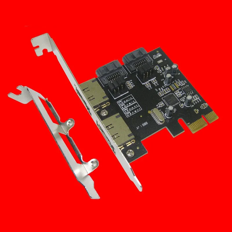 Desktop PCI-E SATA3.0 expansion card with ASM1061 chip and multiple port connectors