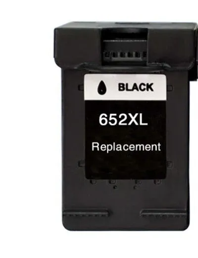 HP compatible refillable ink cartridge for Deskjet and Officejet printers, shown in black and colour variants.