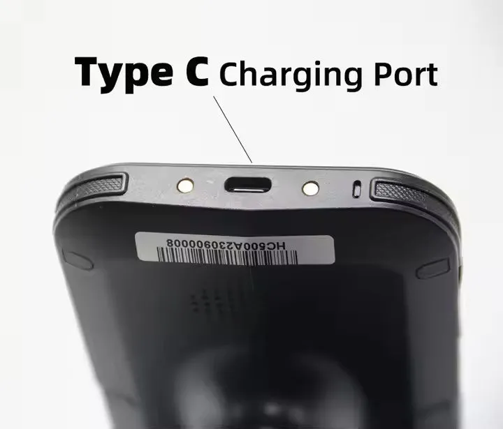 SLP-05 portable Android handheld UHF RFID reader and scanner with fingerprint sensor