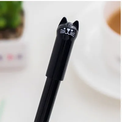Pendulum cat design gel pen with 0.5mm tip showing colour options