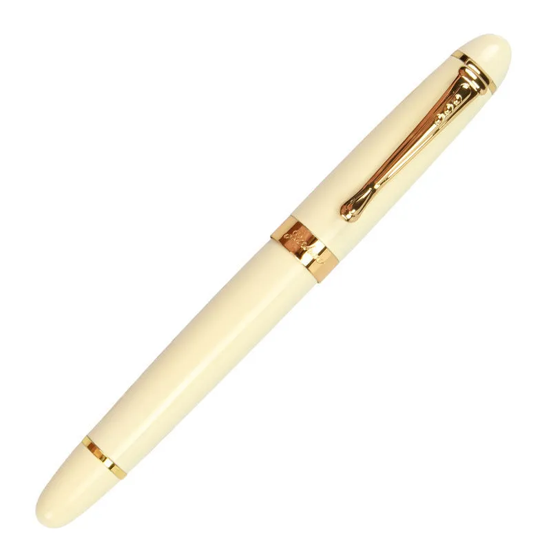 Metal water-based pen with 0.5mm fine nib showing seven colour variations including marble blue and dark green