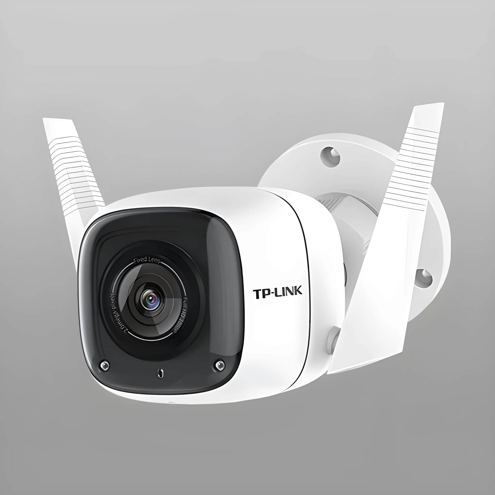 Outdoor security webcam unit with 1080p resolution, 4mm lens, and infrared night vision up to 30 metres