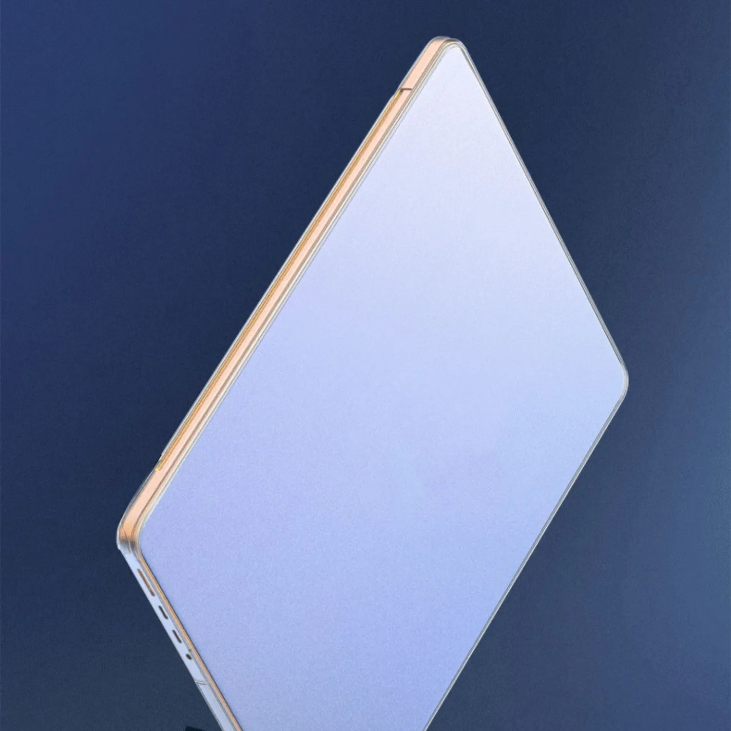Ultra-thin frosted MacBook protective case with sand texture finish and full edge coverage