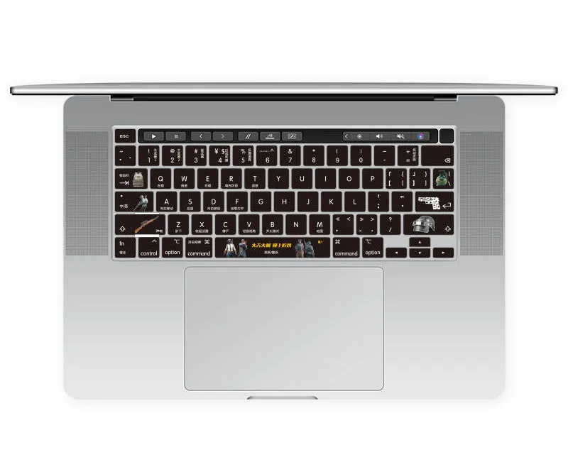 Colourful 13.3 inch TPU keyboard protective film for Apple MacBook Pro Air laptop.
