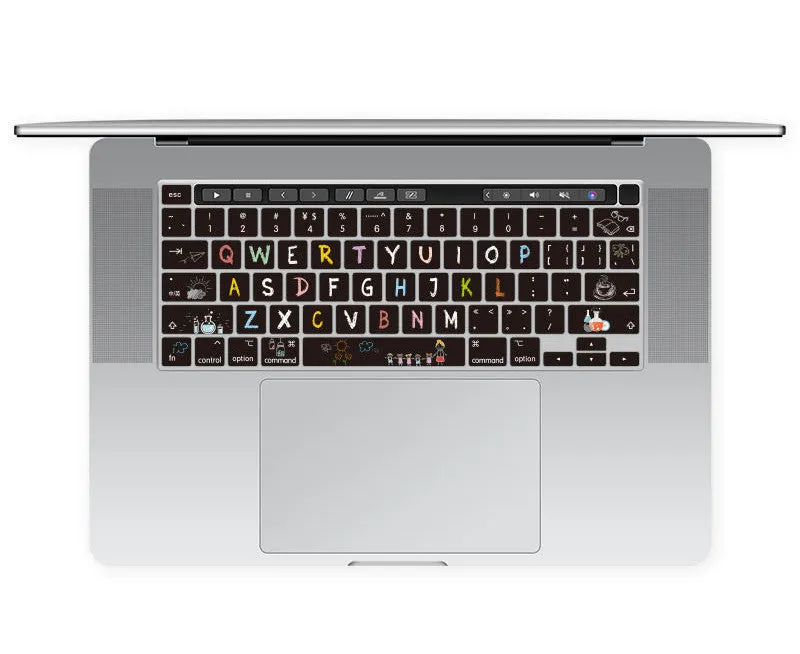 Colourful 13.3 inch TPU keyboard protective film for Apple MacBook Pro Air laptop.