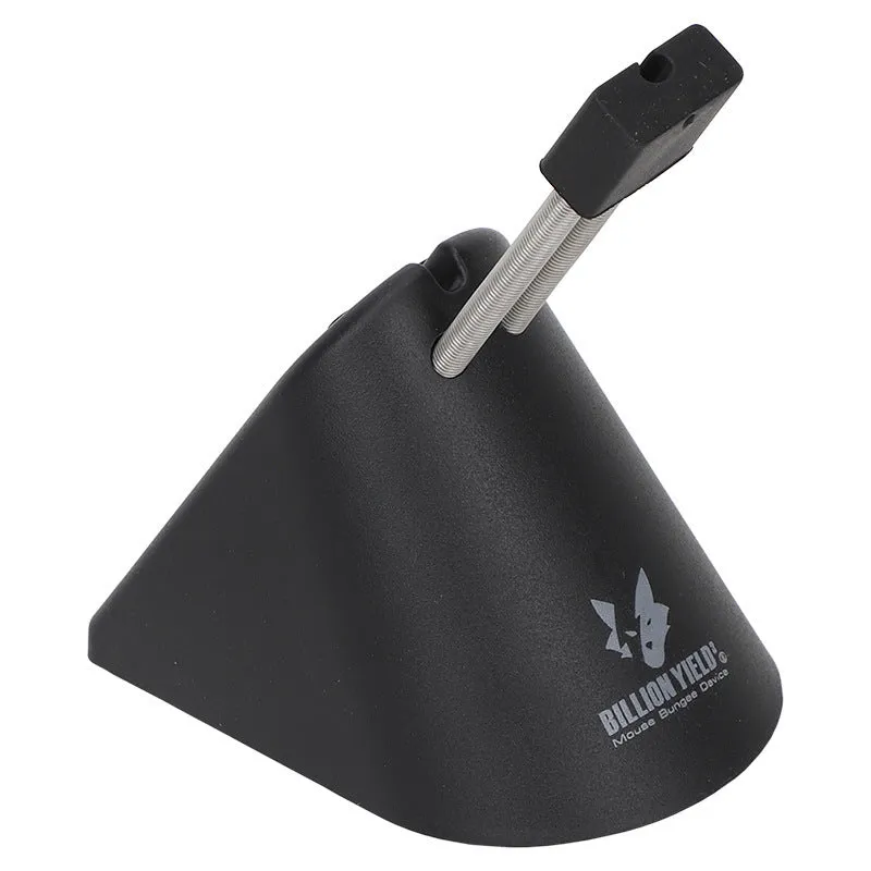ABS plastic mouse cable bracket holder in black or white colour for wired mouse cable management