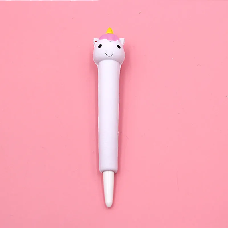 Cartoon-themed soft vent pen with 0.5mm gel tip compatible with iPhone models