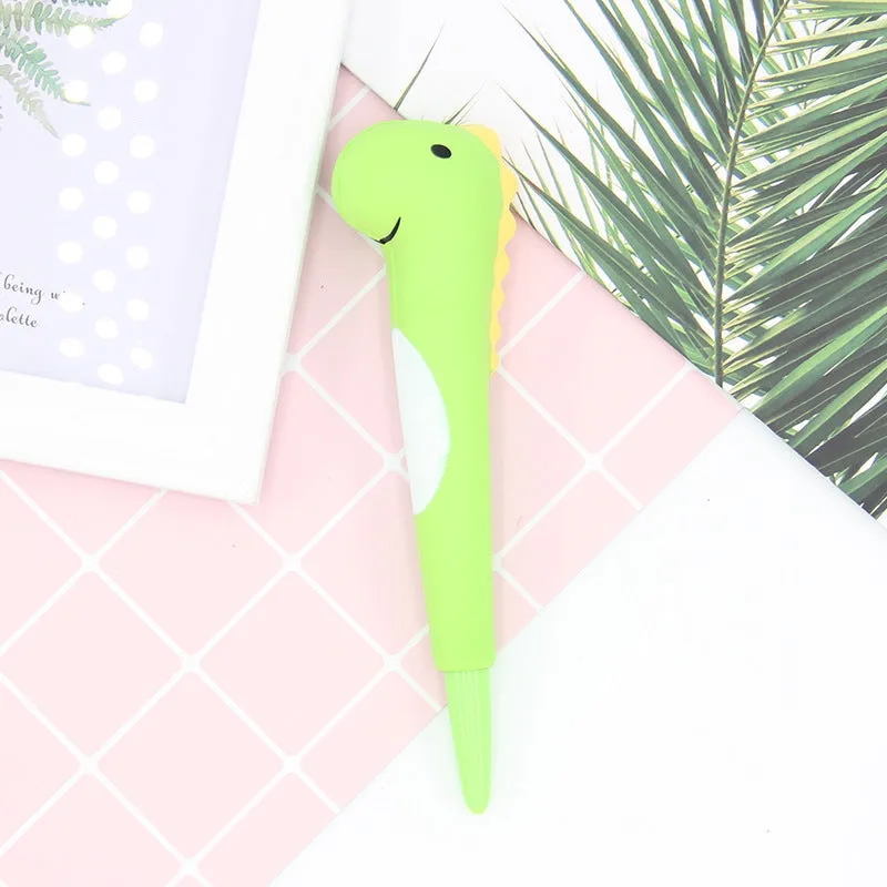 Cartoon-themed soft vent pen with 0.5mm gel tip compatible with iPhone models