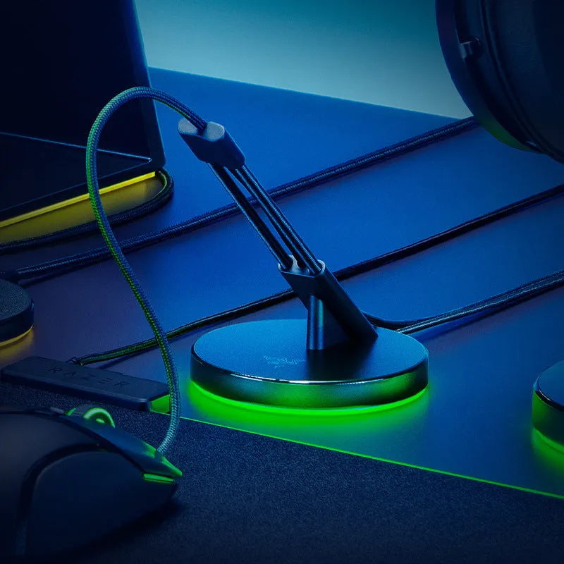 Thunder Snake Mouse Fastener V3 Magic Colour version with RGB lighting and spring arm for cable management