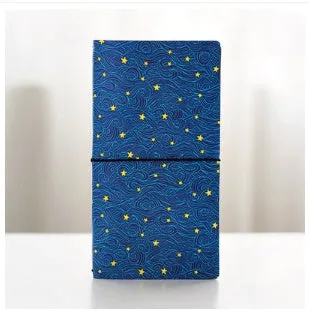 Japanese-style hand-painted notebook with Korean cartoon animal illustrations in seven design variations