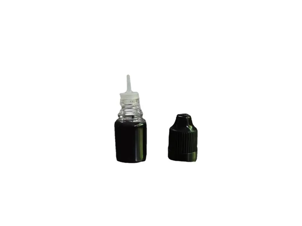 5ml black confidentiality seal ink bottle for fast-drying document security markings