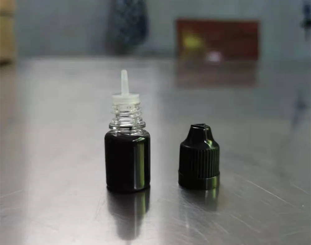 5ml black confidentiality seal ink bottle for fast-drying document security markings