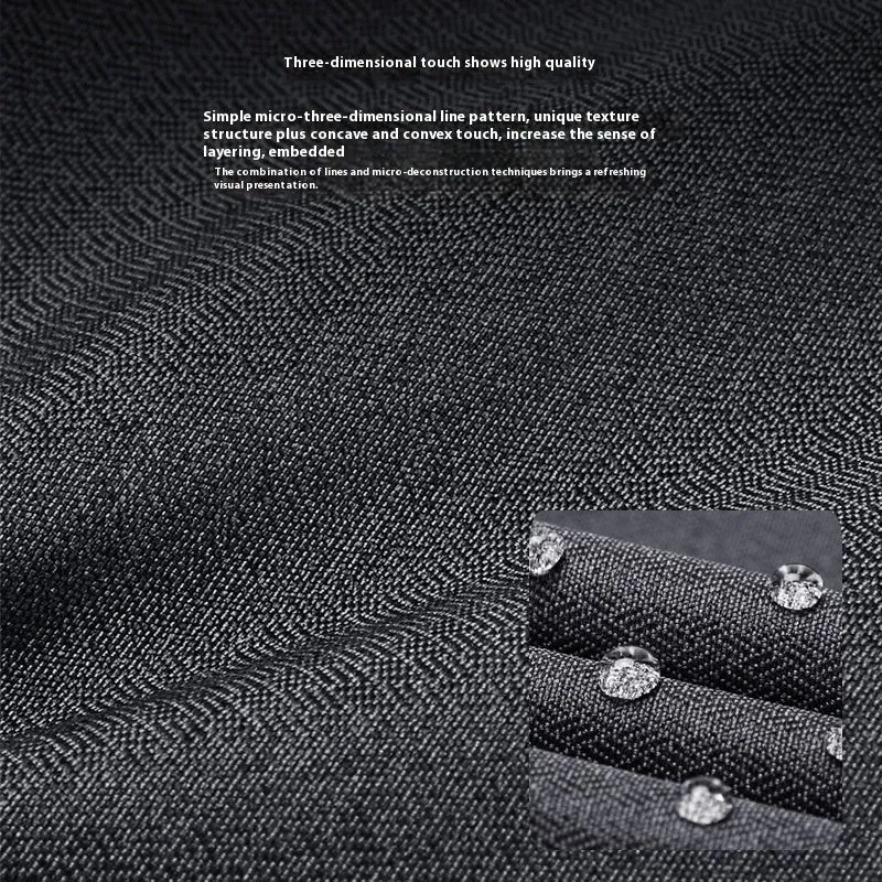Men's dark grey 14-inch laptop protective sleeve made from Oxford fabric