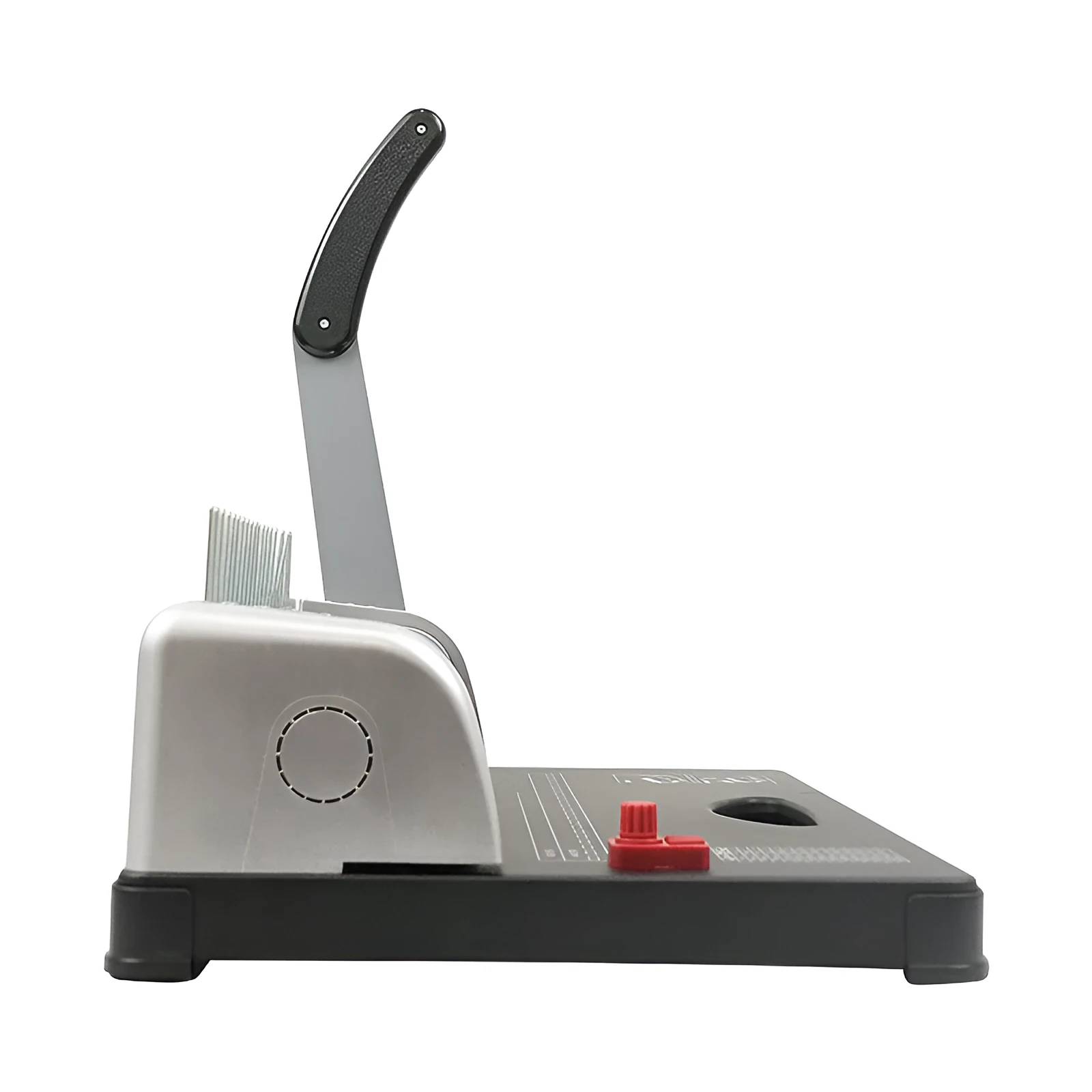 White manual A4 comb binding machine with 21-hole punching capacity