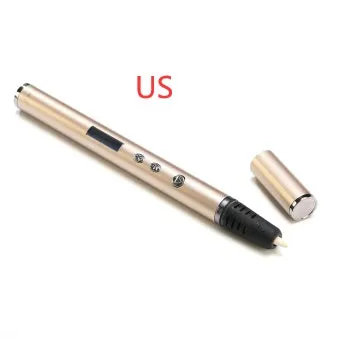 Fountain pen style 3D printing pen for DIY educational projects with adjustable extrusion speed