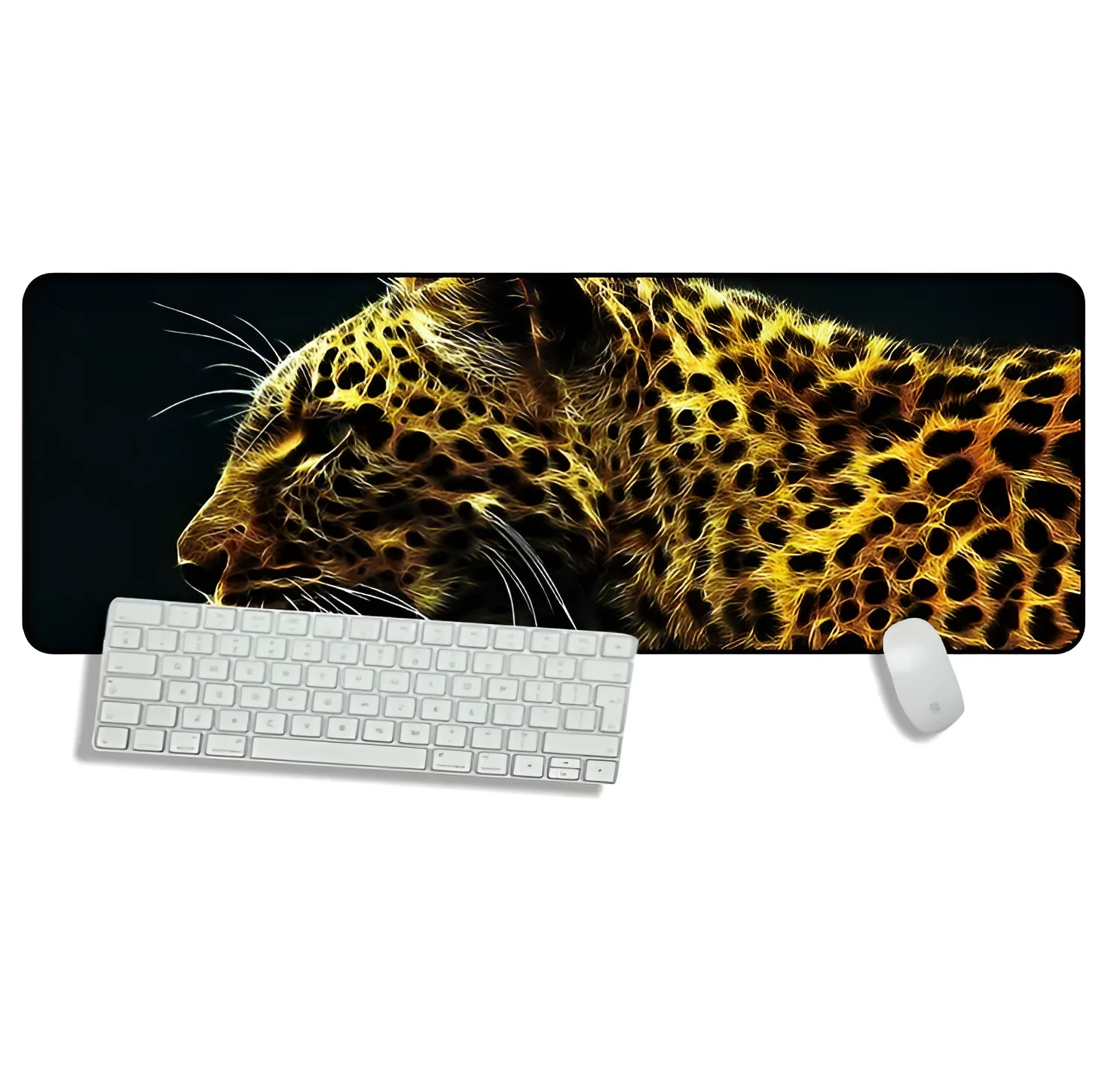 DZ-Animal custom mouse pad with animal design, non-slip rubber base and cloth surface.