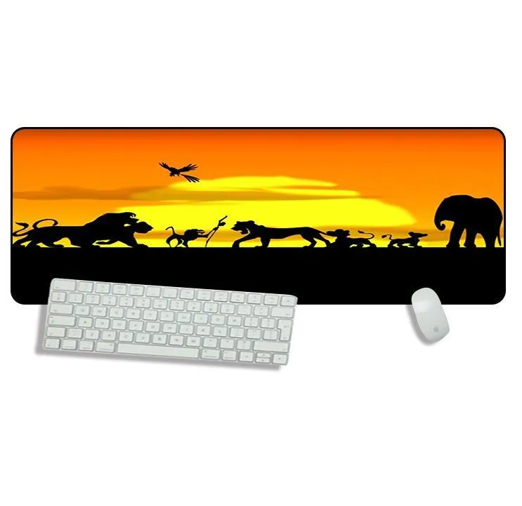 DZ-Animal custom mouse pad with animal design, non-slip rubber base and cloth surface.