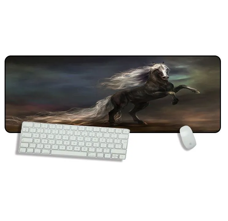DZ-Animal custom mouse pad with animal design, non-slip rubber base and cloth surface.