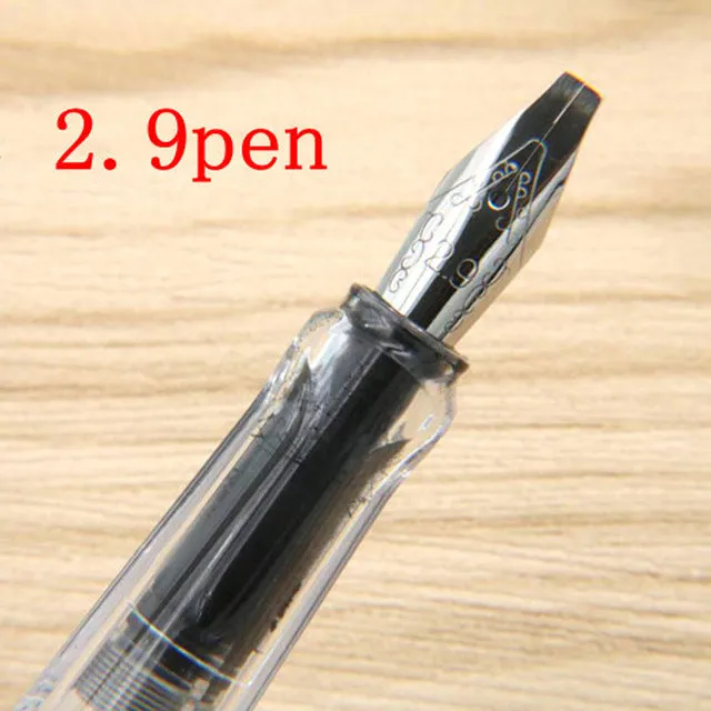 Art Word parallel calligraphy pen with ceramic shell and duckbill nib for Gothic and Roman lettering.