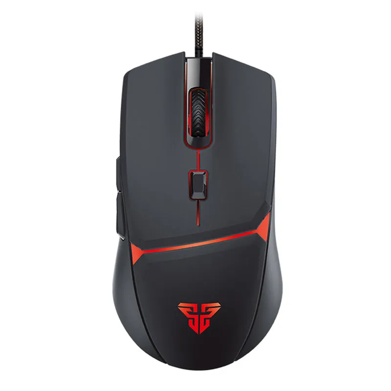 Fantech Vx7 wired gaming mouse with 8200 DPI optical sensor and six buttons in black