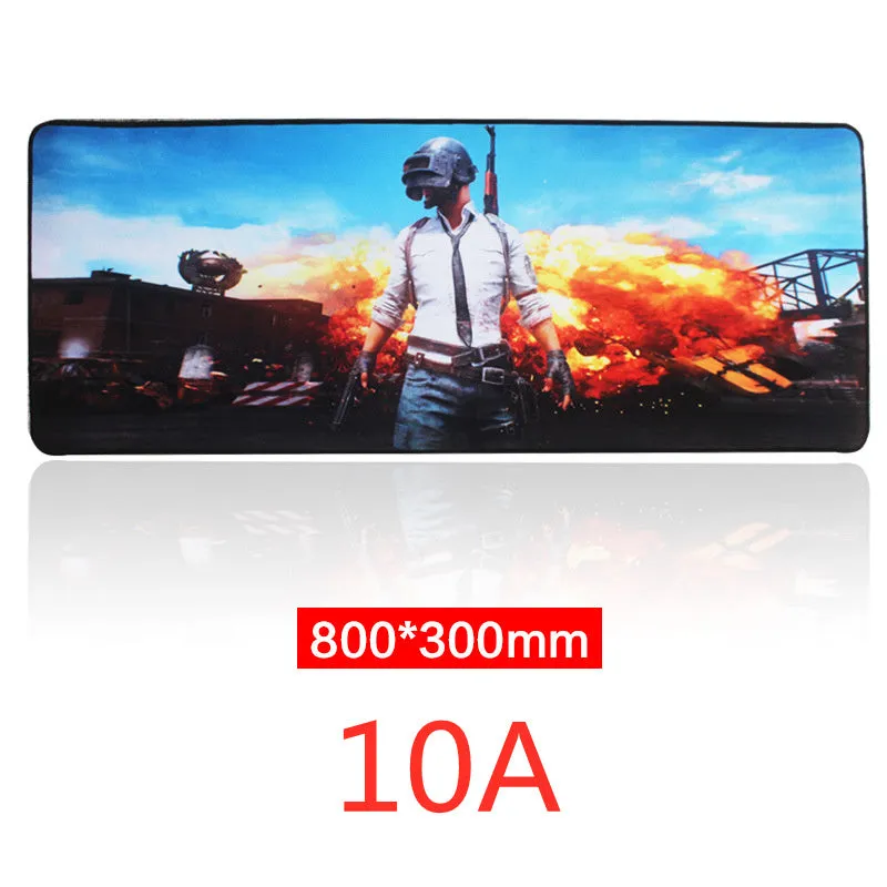 Oversized 30x80cm non-slip rubber base cloth mouse pad for desk