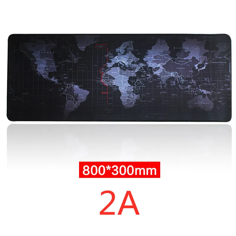 Oversized 30x80cm non-slip rubber base cloth mouse pad for desk