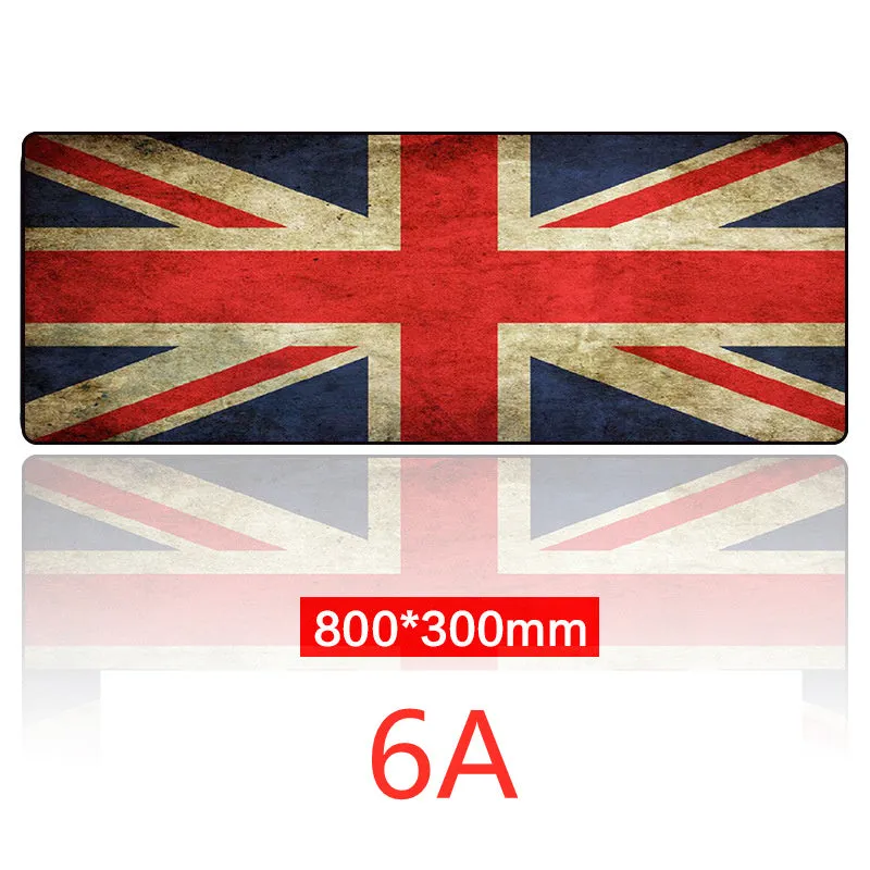 Oversized 30x80cm non-slip rubber base cloth mouse pad for desk