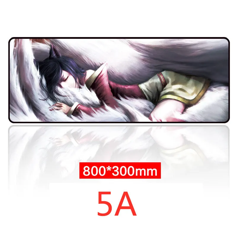 Oversized 30x80cm non-slip rubber base cloth mouse pad for desk