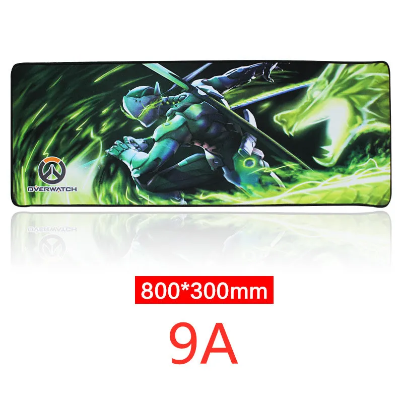 Oversized 30x80cm non-slip rubber base cloth mouse pad for desk