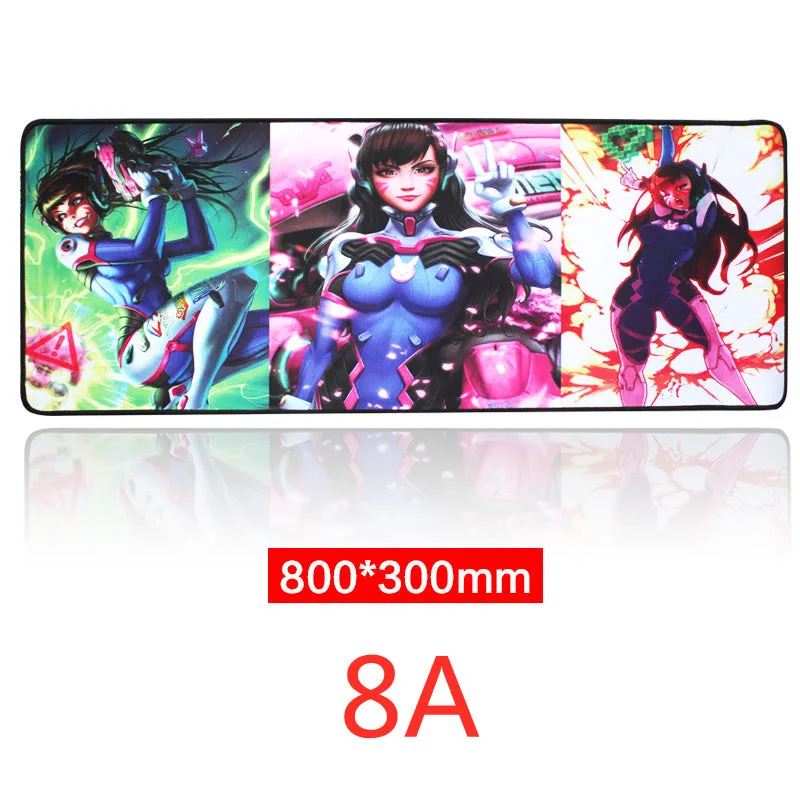 Oversized 30x80cm non-slip rubber base cloth mouse pad for desk