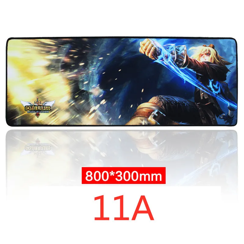 Oversized 30x80cm non-slip rubber base cloth mouse pad for desk