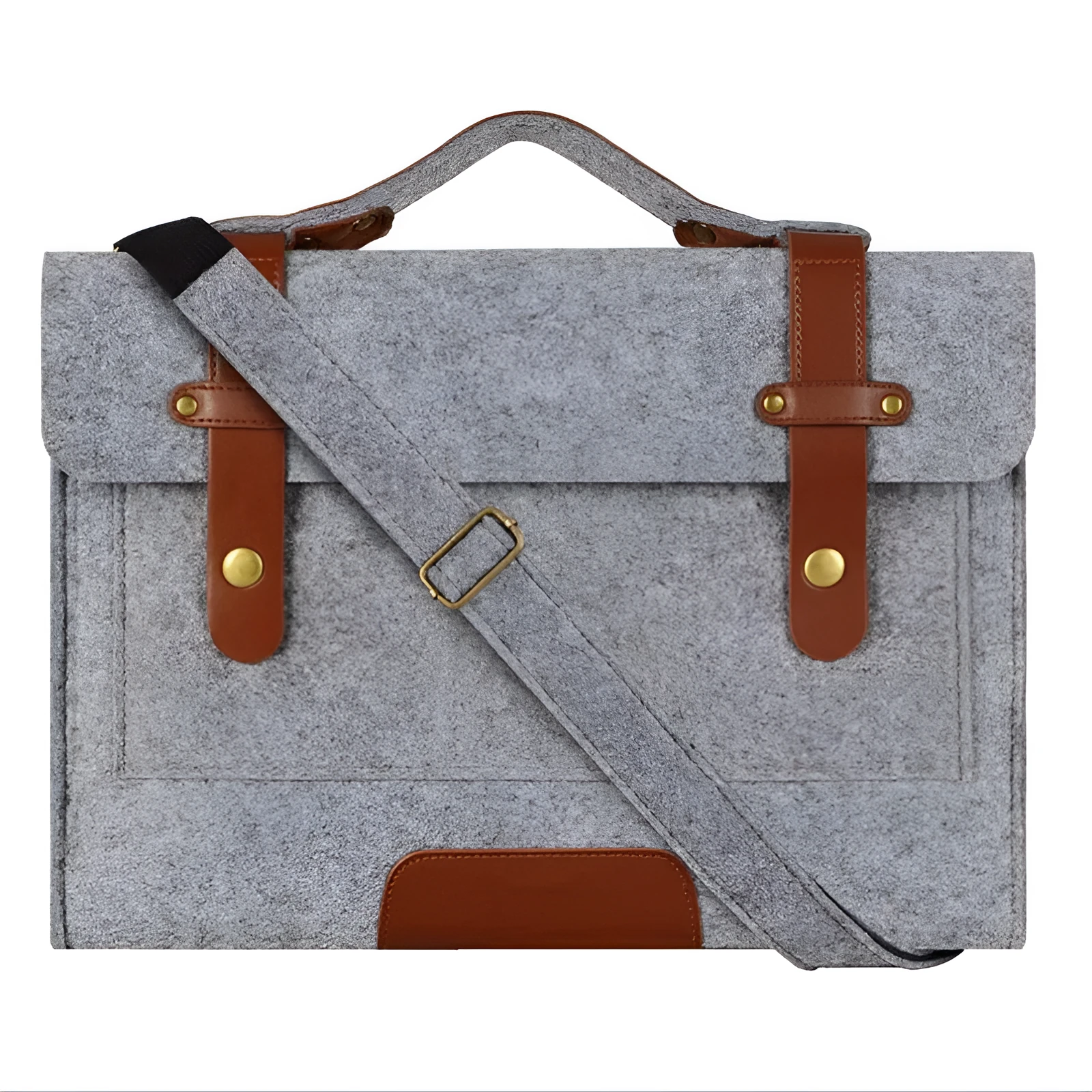 Simple felt laptop protective cover in dark grey for 13 inch computer