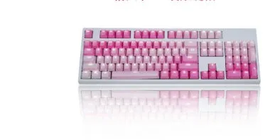 104 PBT word penetration dyed keycaps with translucent legends and OEM profile for mechanical keyboard